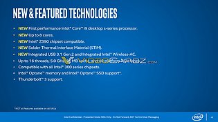 Intel Core i-9000 Features